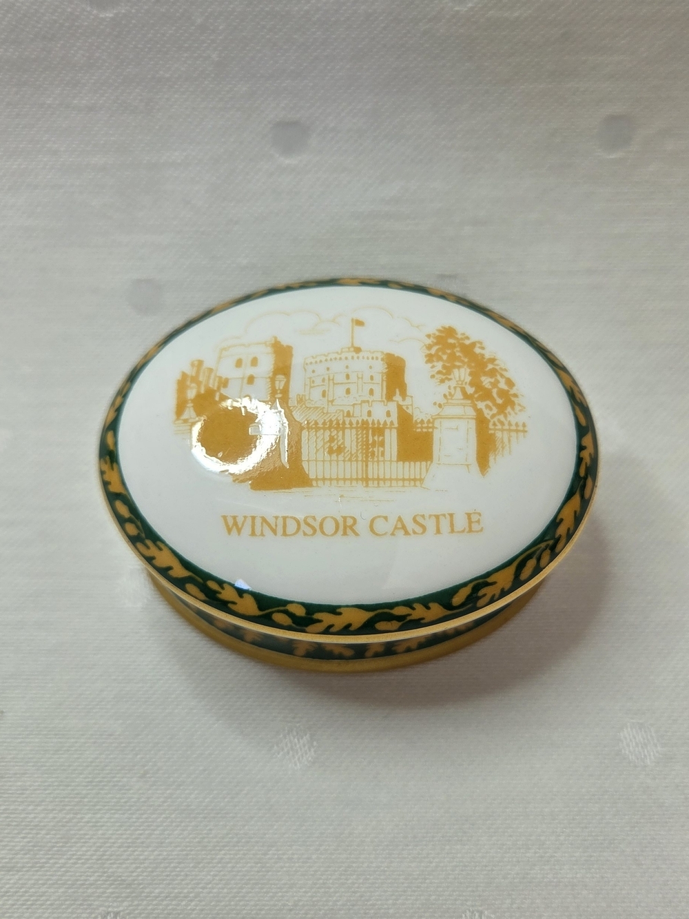 Bone China Winsor Castle Trinket Box